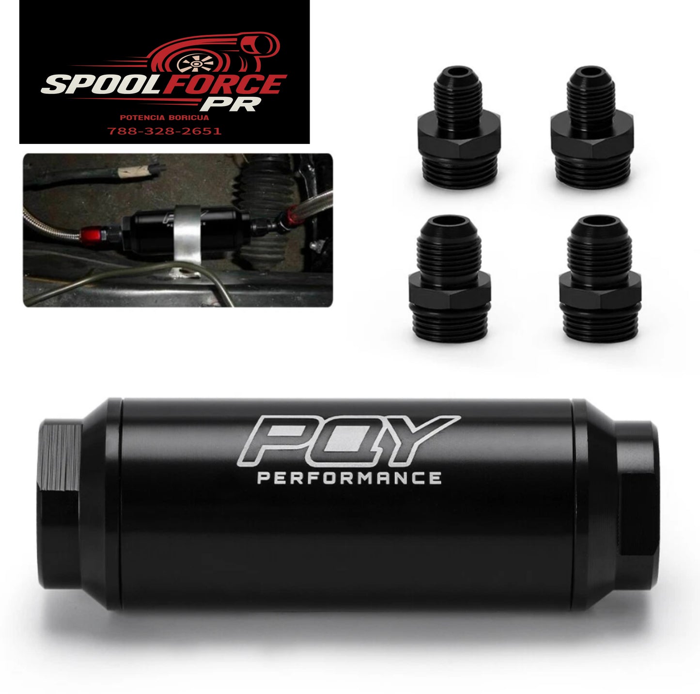 Filtro de gasolina alto flujo 100micras