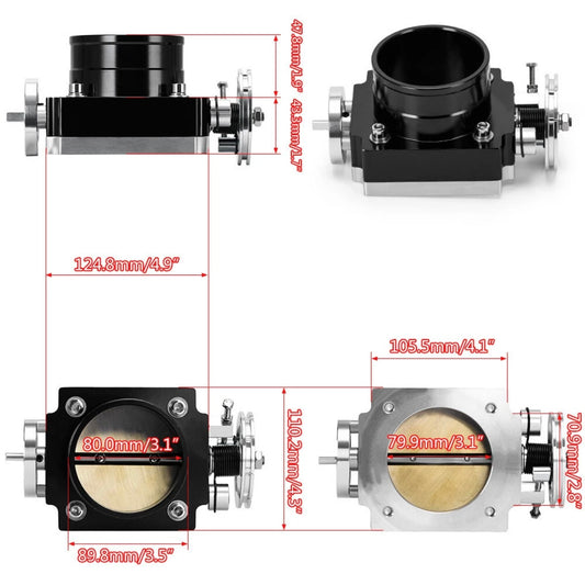 Throttle 80mm